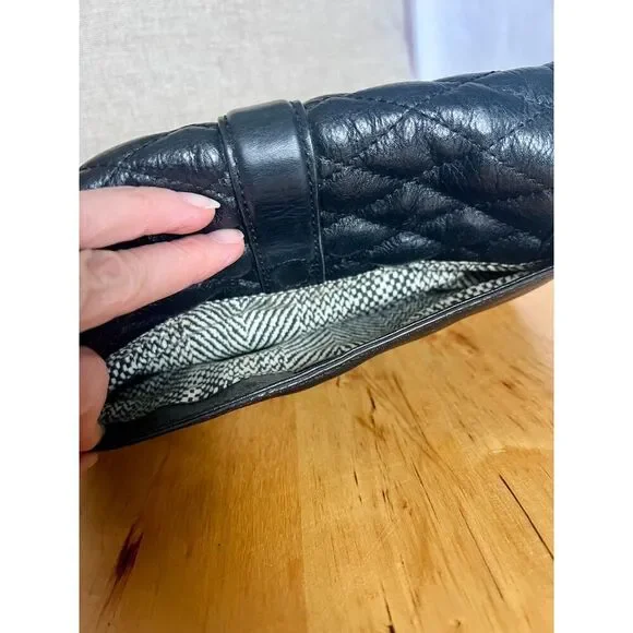 Rebecca Minkoff quilted Love Crossbody Bag in Black - Picture 11 of 12